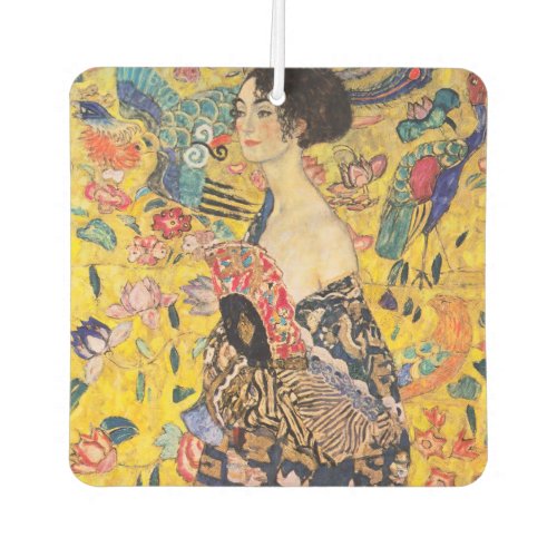 Gustav Klimt _ Lady with Fan Air Freshener