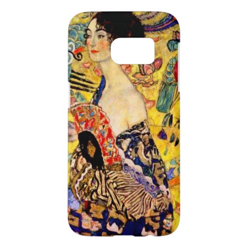 Gustav Klimt Lady with Fan Samsung Galaxy S7 Case