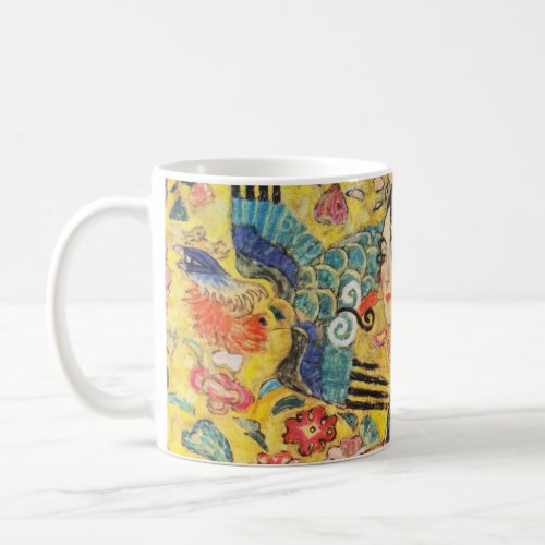 Gustav Klimt Lady With Fan Coffee Mug