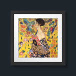 Gustav Klimt - Lady with Fan Framed Art<br><div class="desc">Lady with Fan - Gustav Klimt,  Oil on Canvas,  1917-1918</div>