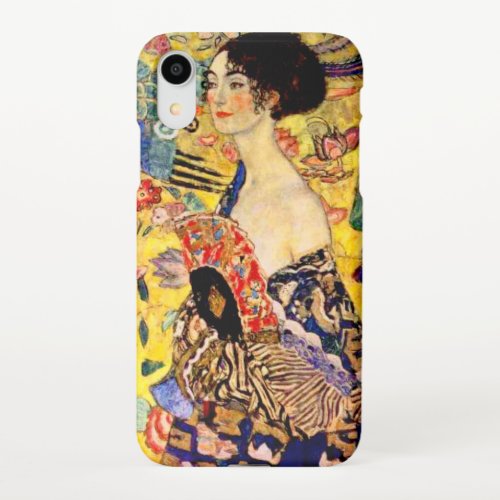 Gustav Klimt Lady with Fan iPhone XR Case