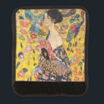 Gustav Klimt - Lady with Fan Luggage Handle Wrap<br><div class="desc">Lady with Fan - Gustav Klimt,  Oil on Canvas,  1917-1918</div>
