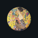 Gustav Klimt Lady With Fan Magnet<br><div class="desc">Gustav Klimt Lady With Fan Magnet</div>