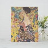 Gustav Klimt - Lady With Fan Painting (Standing Front)