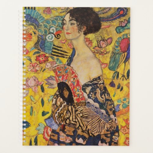 Gustav Klimt _ Lady With Fan Planner