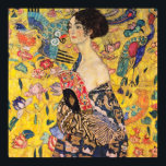 Gustav Klimt - Lady with Fan Poster<br><div class="desc">Lady with Fan - Gustav Klimt,  Oil on Canvas,  1917-1918</div>