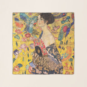 Gustav Klimt - Lady with Fan Scarf