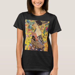 Gustav Klimt Lady With Fan T-Shirt