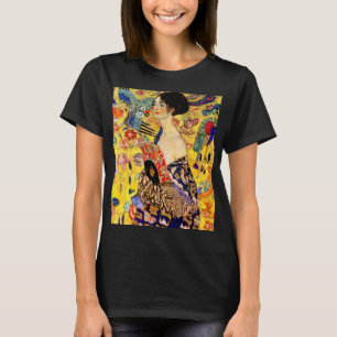 Gustav Klimt Lady with Fan T-Shirt