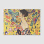 Gustav Klimt Lady With Fan Tissue Paper<br><div class="desc">Gustav Klimt Lady With Fan</div>