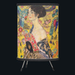 Gustav Klimt - Lady with Fan Tripod Lamp<br><div class="desc">Lady with Fan - Gustav Klimt,  Oil on Canvas,  1917-1918</div>