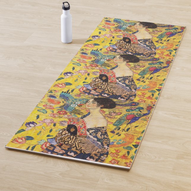 Gustav Klimt Lady With Fan Yoga Mat (In Situ)