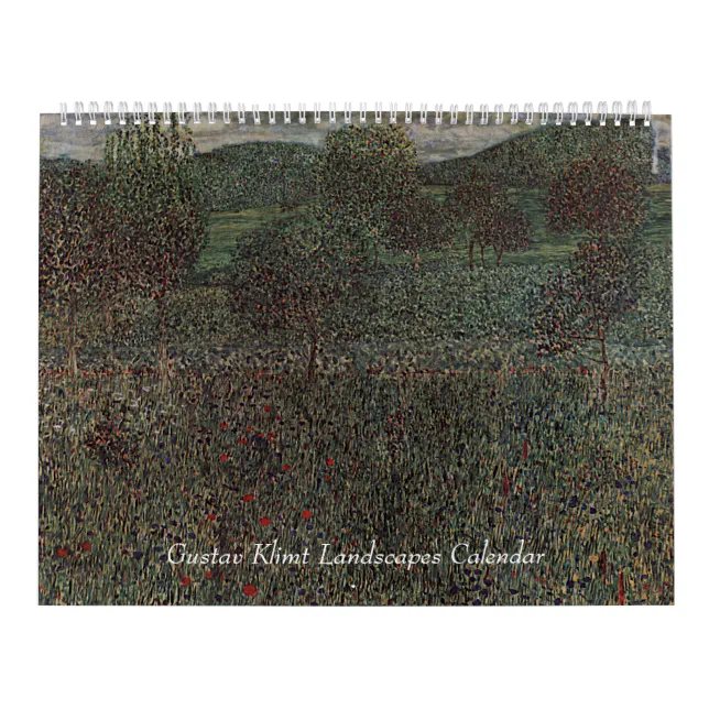 Gustav Klimt Landscapes Calendar Zazzle