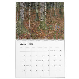 Gustav Klimt Landscapes Calendar | Zazzle