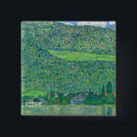 Gustav Klimt - Litzlberg am Attersee Button<br><div class="desc">Litzlberg am Attersee / Litzlberg on the Attersee - Gustav Klimt,  Oil on Canvas,  1915</div>