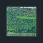 Gustav Klimt - Litzlberg am Attersee Button<br><div class="desc">Litzlberg am Attersee / Litzlberg on the Attersee - Gustav Klimt,  Oil on Canvas,  1915</div>