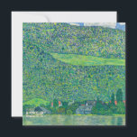 Gustav Klimt - Litzlberg am Attersee Invitation<br><div class="desc">Litzlberg am Attersee / Litzlberg on the Attersee - Gustav Klimt,  Oil on Canvas,  1915</div>