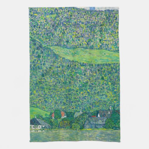 Gustav Klimt _ Litzlberg am Attersee Kitchen Towel