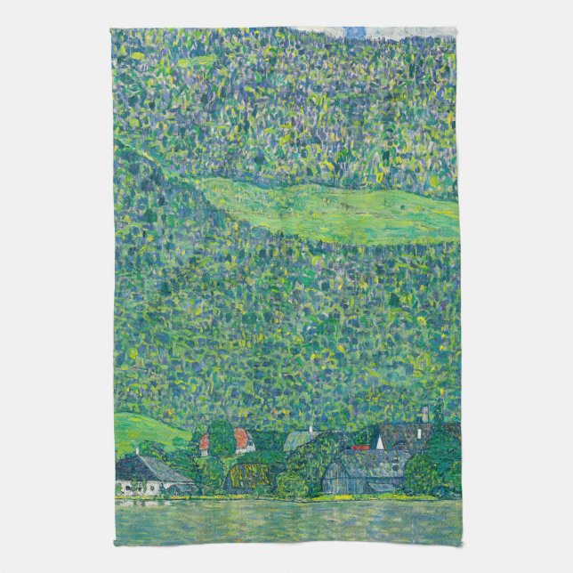 Gustav Klimt - Litzlberg am Attersee Kitchen Towel (Vertical)