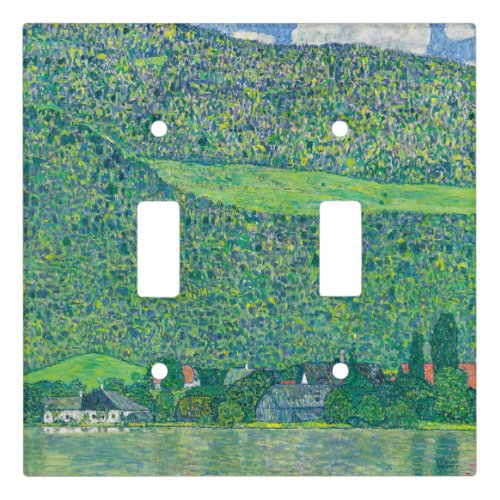 Gustav Klimt _ Litzlberg am Attersee Light Switch Cover