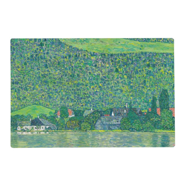Gustav Klimt - Litzlberg am Attersee Placemat (Front)