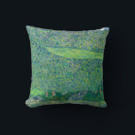 Gustav Klimt - Litzlberg am Attersee Throw Pillow<br><div class="desc">Litzlberg am Attersee / Litzlberg on the Attersee - Gustav Klimt,  Oil on Canvas,  1915</div>