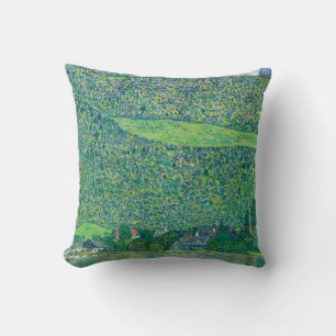 Gustav Klimt - Litzlberg am Attersee Throw Pillow