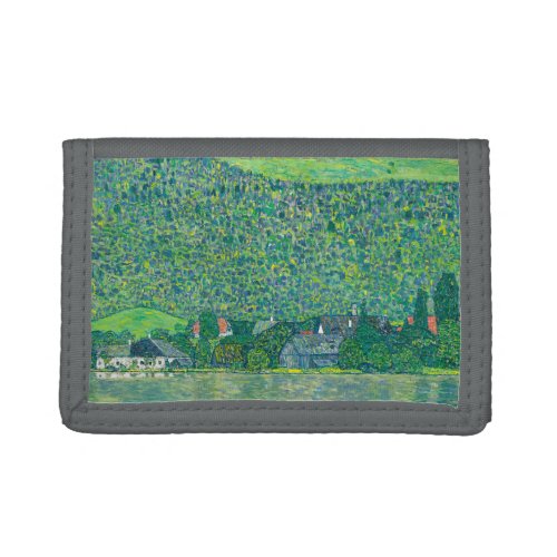 Gustav Klimt _ Litzlberg am Attersee Trifold Wallet