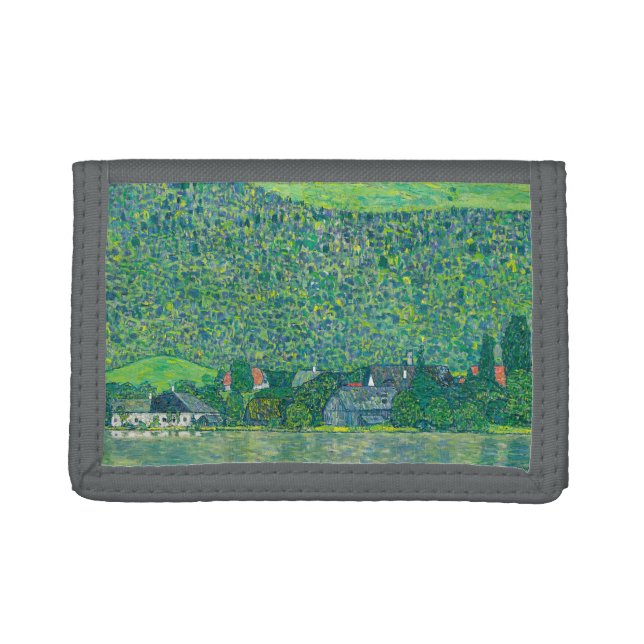Gustav Klimt - Litzlberg am Attersee Trifold Wallet (Front)
