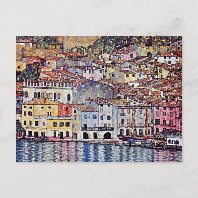 Gustav Klimt - Malcesine at Lake Garda Italy Postcard (Front)