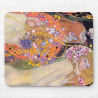 Gustav Klimt Mermaids Mouse Pad