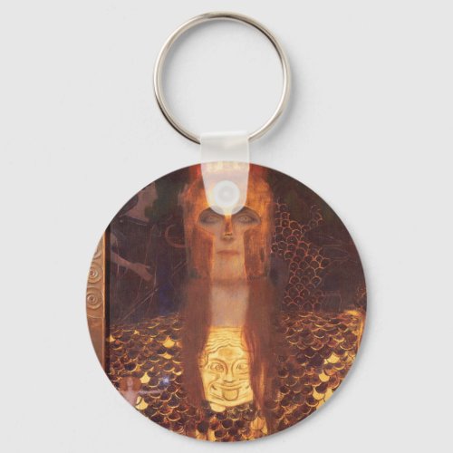 Gustav Klimt Minerva Pallas Athena Key Chain