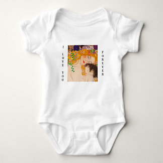 Gustav Klimt - Mother and Child Baby Bodysuit