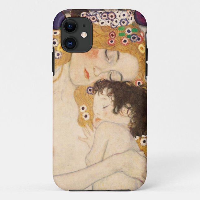 Gustav Klimt Mother And Child Case-Mate iPhone Case (Back)