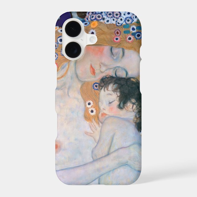 Gustav Klimt - Mother and Child Case-Mate iPhone Case (Back)
