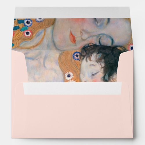 Gustav Klimt _ Mother and Child Envelope