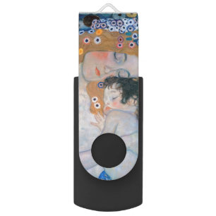 Gustav Klimt - Mother and Child Flash Drive