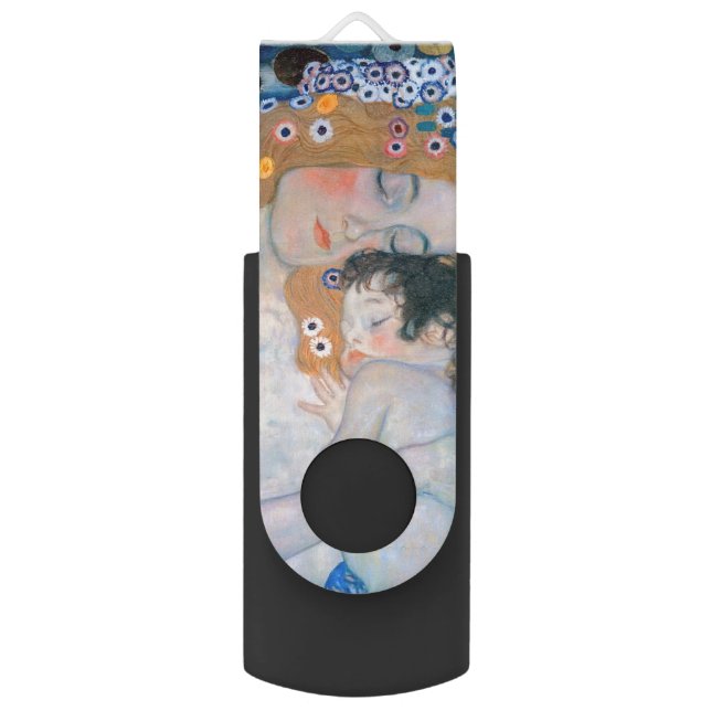 Gustav Klimt - Mother and Child Flash Drive (Front Vertical)