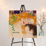 Gustav Klimt - Mother and Child  Foam Board<br><div class="desc">Gustav Klimt  -  Mother and Child - Mother and Child is a detailed section of the 1905 Three Ages of Woman painting. This painting is also known as,  "Le Tre Eta Della Donna". In this image,  we focus only on a part of the artwork,  the mother and the child.</div>
