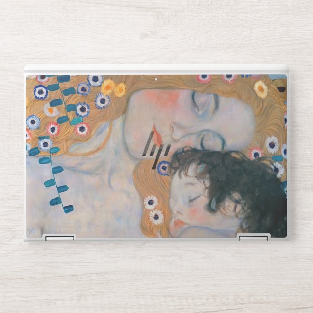 Gustav Klimt - Mother and Child HP Laptop Skin (Front)