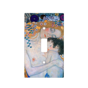 Gustav Klimt - Mother and Child Light Switch Cover