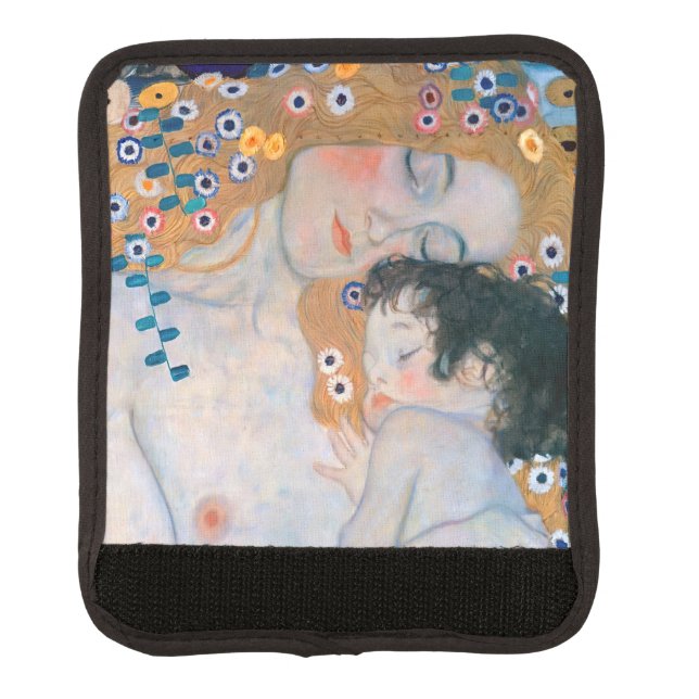 Gustav Klimt - Mother and Child Luggage Handle Wrap (Front)