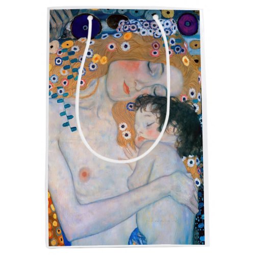 Gustav Klimt _ Mother and Child Medium Gift Bag