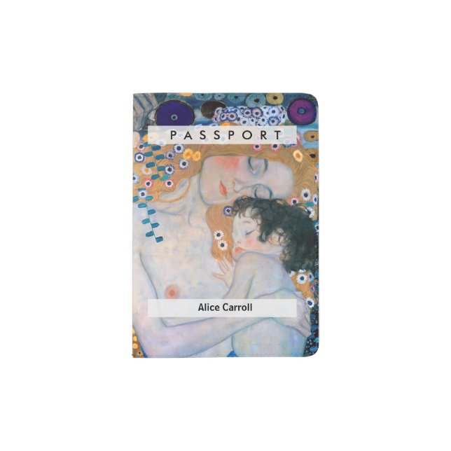 Gustav Klimt - Mother and Child Passport Holder (Front)
