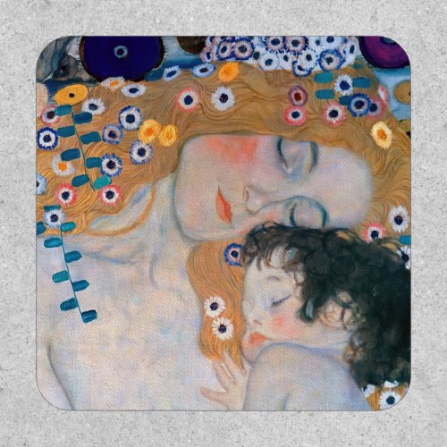 Gustav Klimt _ Mother and Child Patch