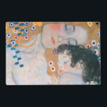 Gustav Klimt - Mother and Child Placemat<br><div class="desc">Mother and Child (detail of Three Ages of Woman) - Gustav Klimt,  Oil on Canvas,  1905</div>