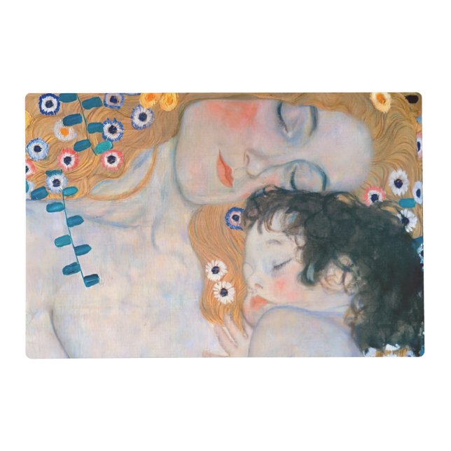 Gustav Klimt - Mother and Child Placemat (Front)