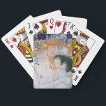 Gustav Klimt - Mother and Child Poker Cards<br><div class="desc">Mother and Child (detail of Three Ages of Woman) - Gustav Klimt,  Oil on Canvas,  1905</div>