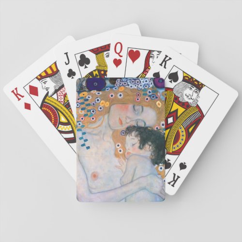 Gustav Klimt _ Mother and Child Poker Cards