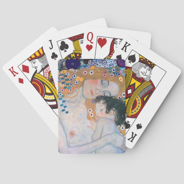 Gustav Klimt - Mother and Child Poker Cards (Back)